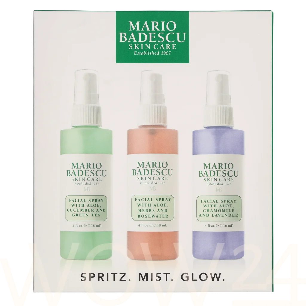 Mario Badescu Mario Badescu Spritz Mist & Glow Set Makiažo valiklis Moterims