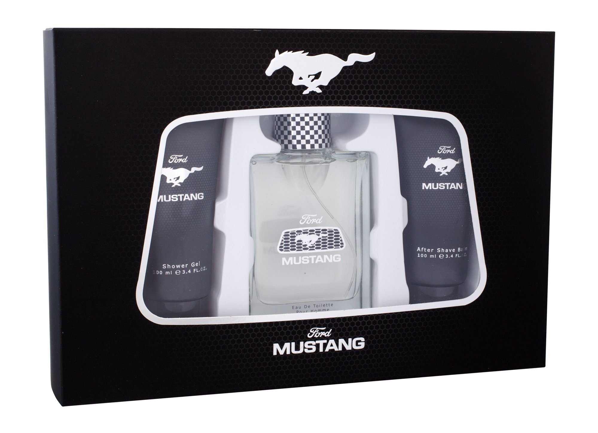 Ford Mustang Mustang 100ml Edt 100 ml + Shower Gel 100 ml + Aftershave Balm 100 ml Kvepalai Vyrams EDT Rinkinys (Pažeista pakuotė)