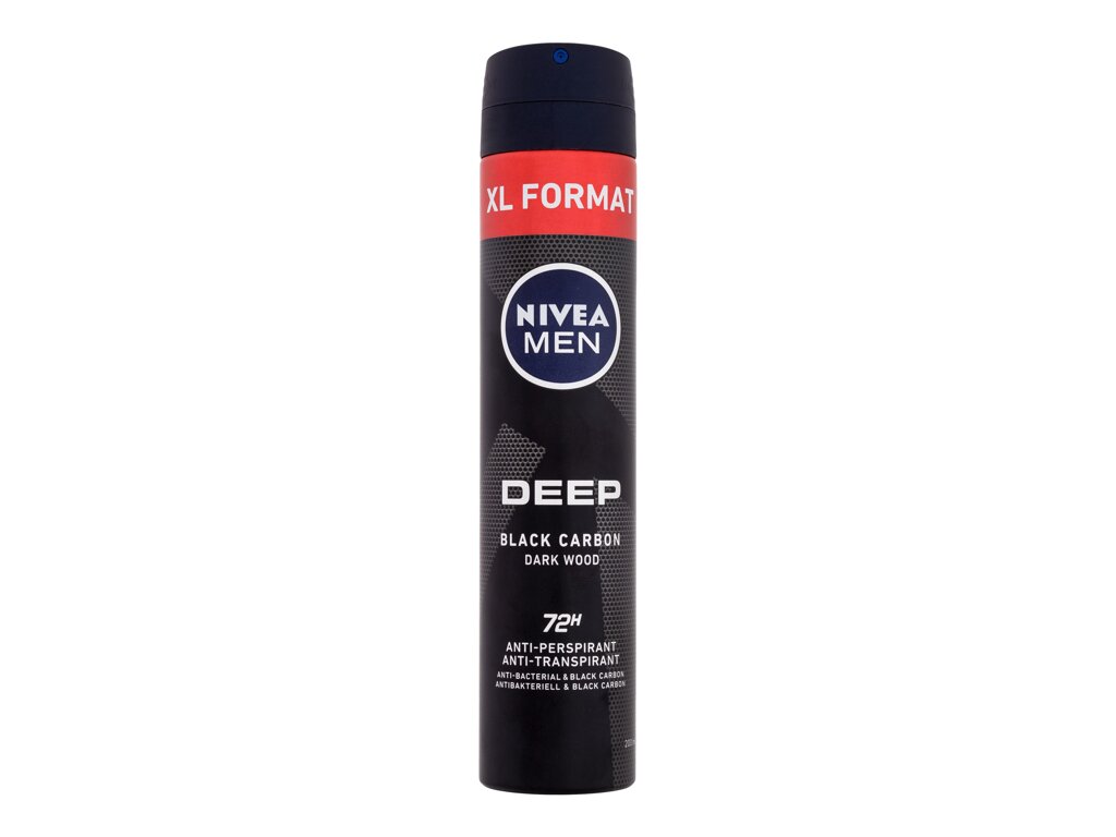 Nivea Men Deep Black Carbon 200ml antipersperantas