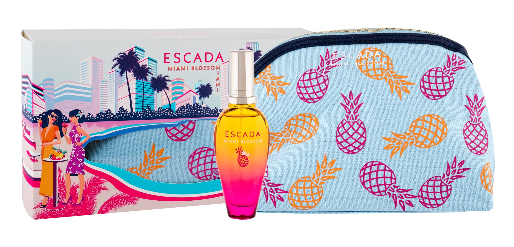 Escada Miami Blossom 30ml Edt 30 ml + Cosmetic Bag Kvepalai Moterims EDT Rinkinys