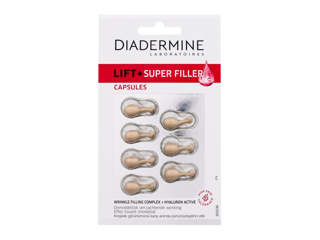 Diadermine Lift+ Super Filler Capsules Veido serumas