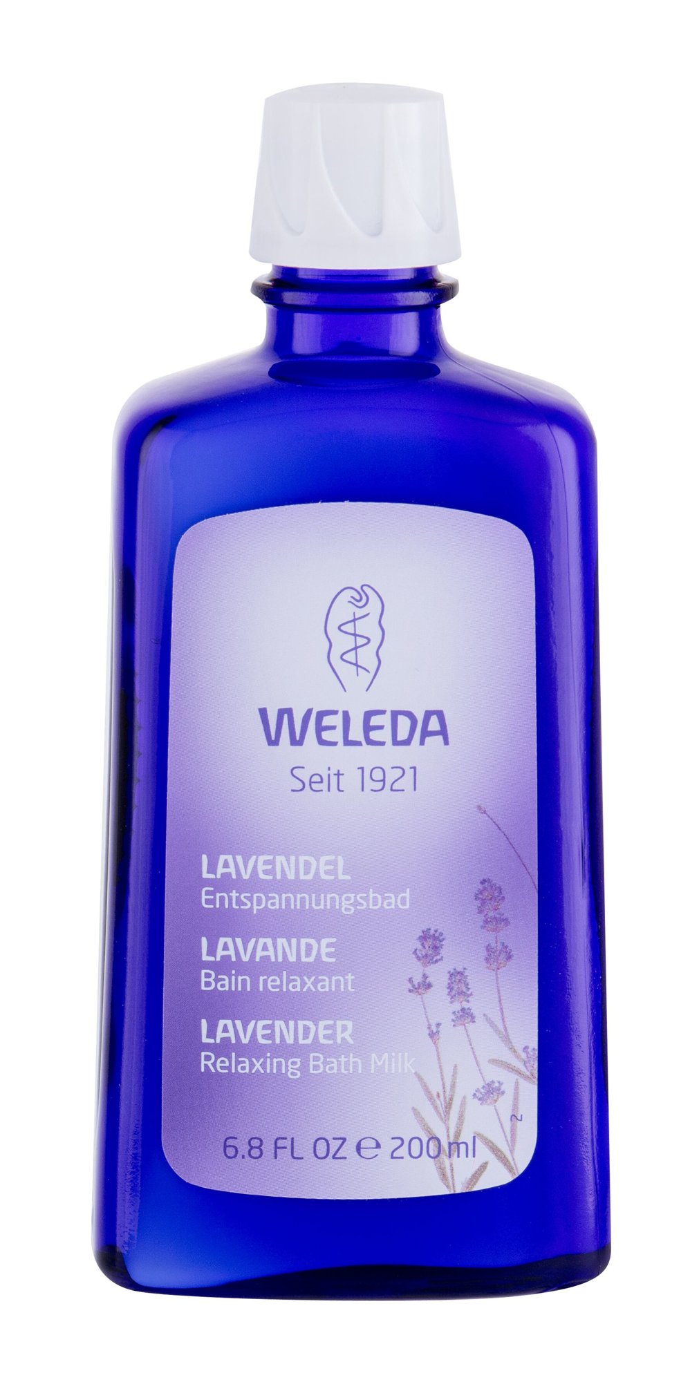 Weleda Lavender Relaxing Bath Milk 200ml vonios aliejus (Pažeista pakuotė)