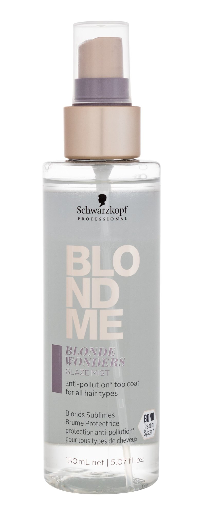 Schwarzkopf Professional Blond Me Blonde Wonders Glaze Mist paliekama priemonė plaukams
