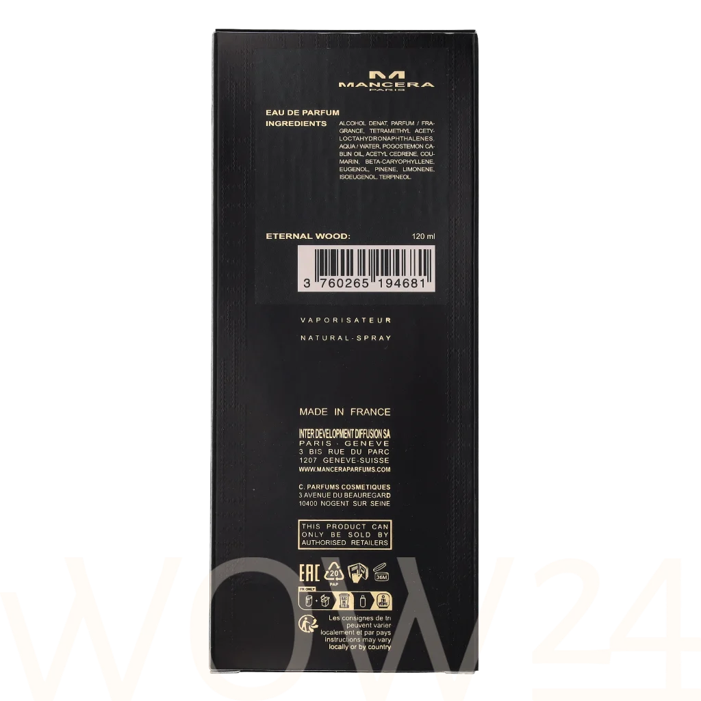 Mancera Mancera Eternal Wood Edp Spray 120 ml NI&Scaron;INIAI Vyrams