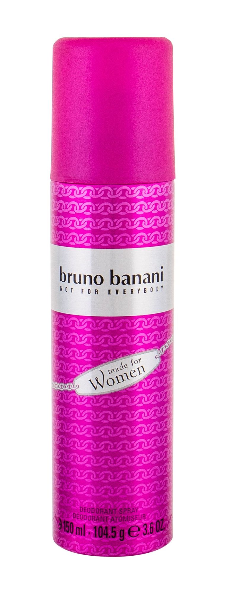 Bruno Banani Made For Woman 150ml dezodorantas (Pažeista pakuotė)