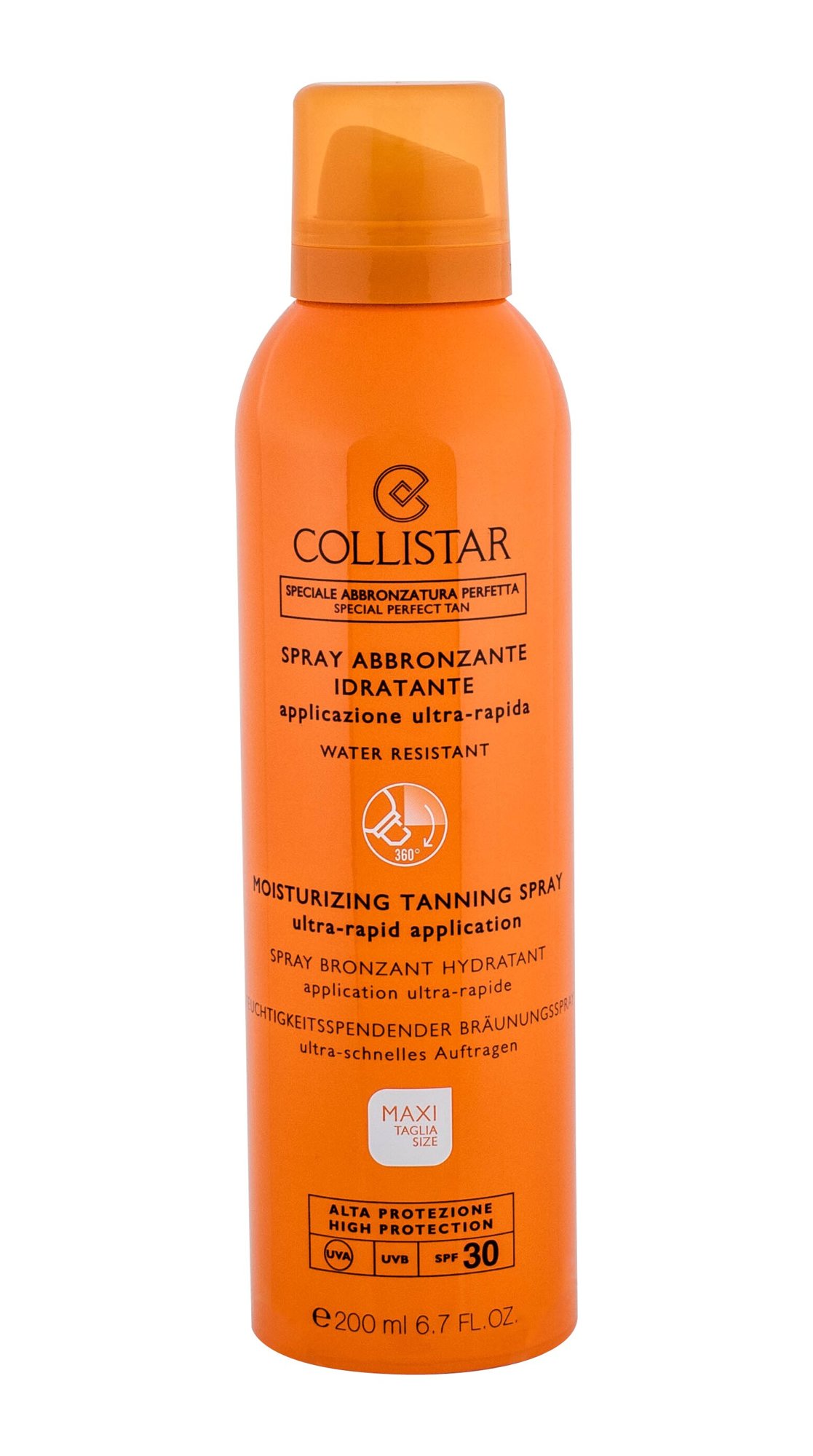 Collistar Special Perfect Tan Moisturizing Tanning Spray Kūno losjonas nuo saulės 200 ml Damaged box