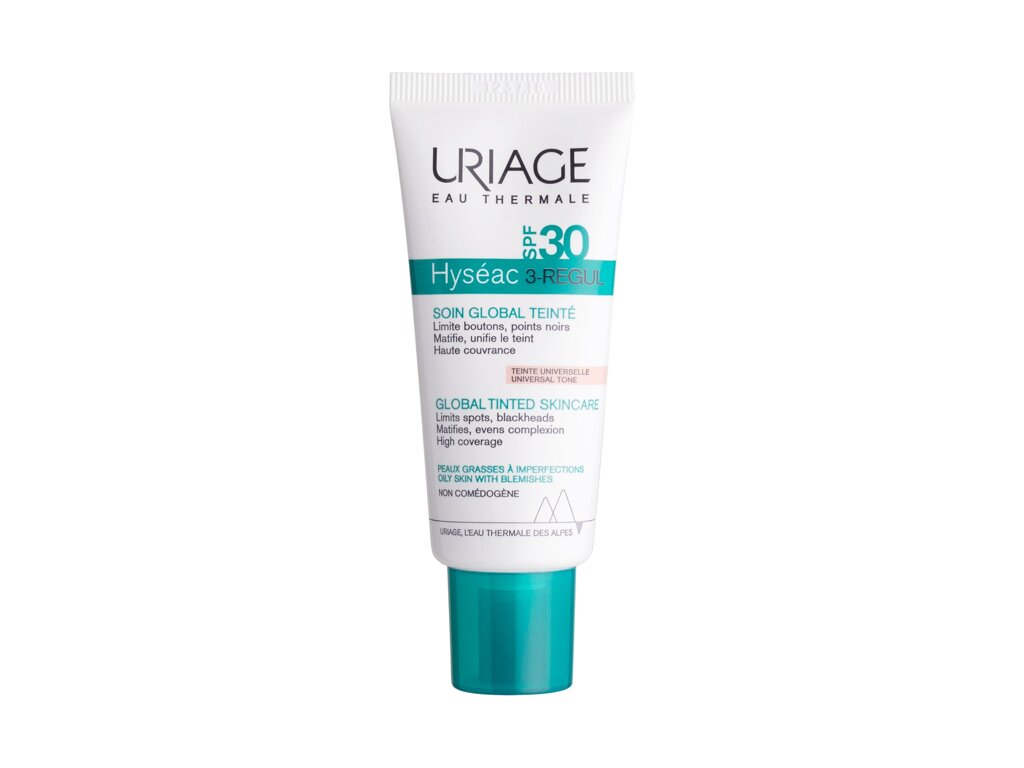Uriage Hys&eacute;ac 3-Regul Global Tinted Skincare Dieninis kremas 40 ml Damaged box