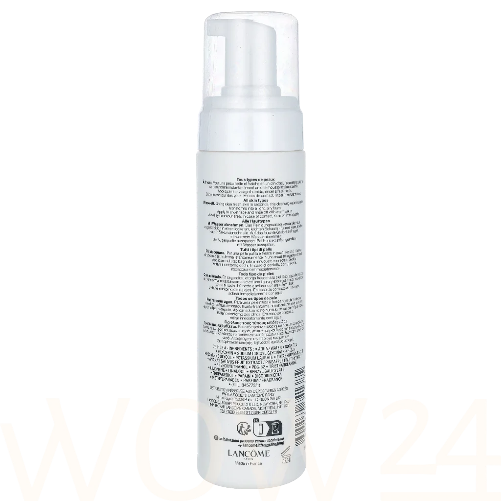 Lancome Lancome Mousse Eclat-Airy Foam 200 ml akių makiažo valiklis