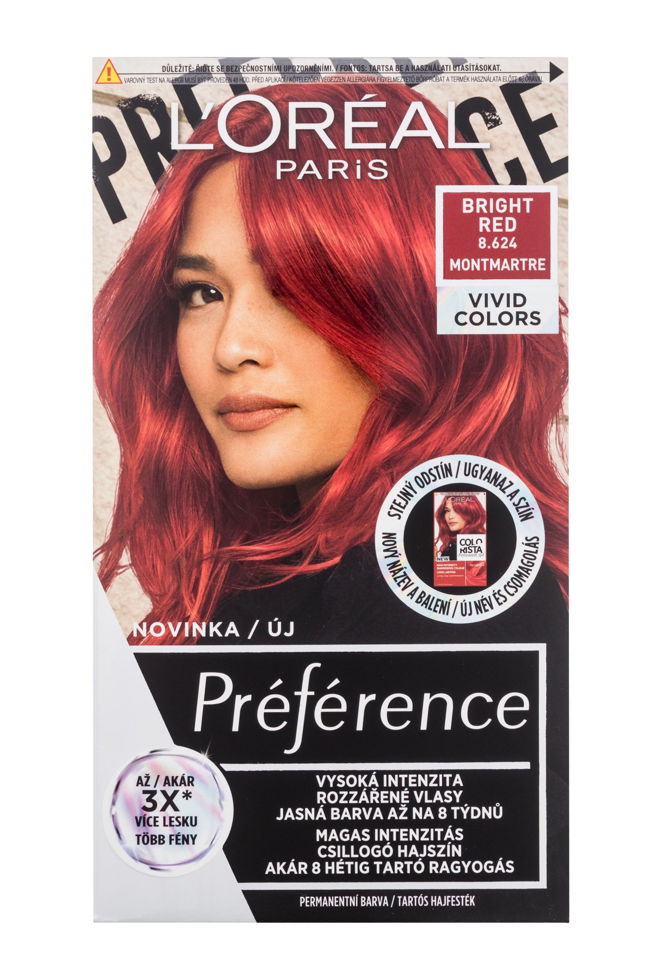 L'Oréal Paris Préférence Vivid Colors plaukų dažai