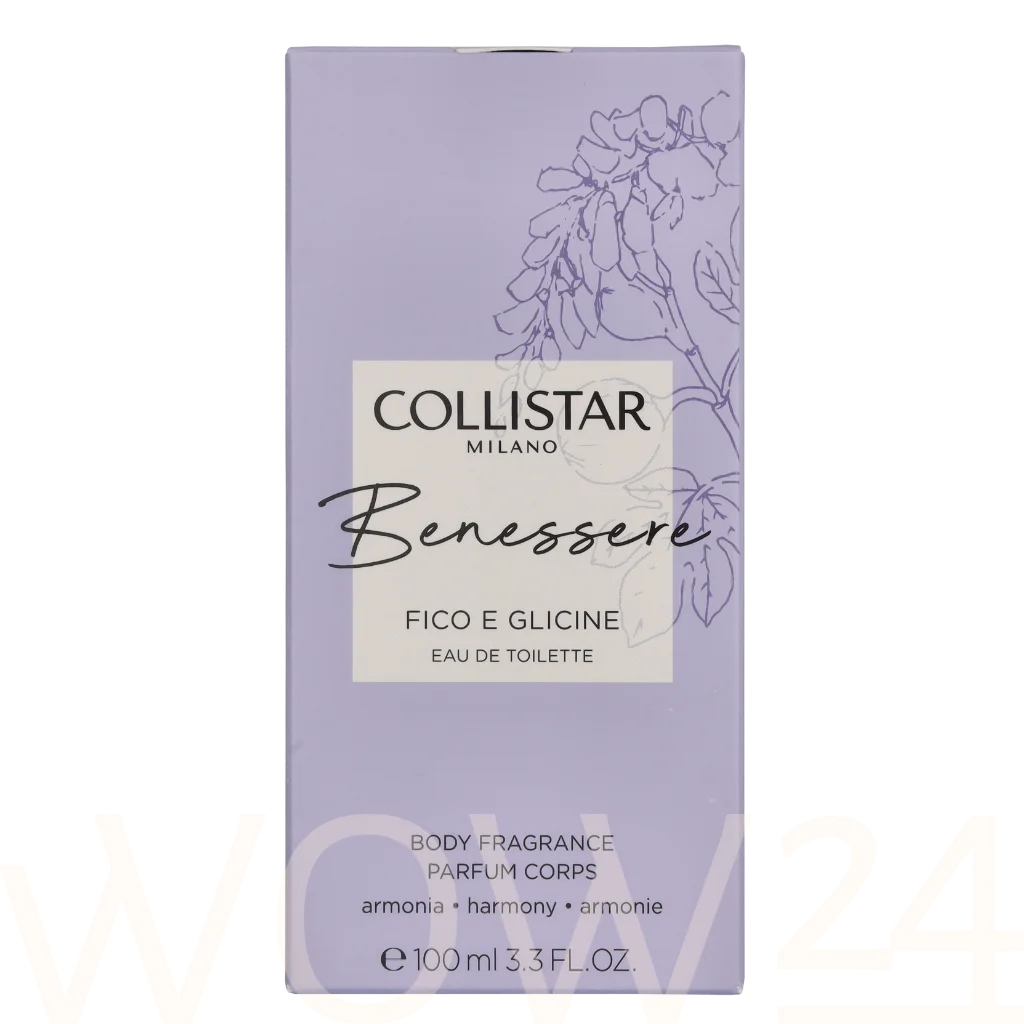 Collistar Benessere Fig and Wisteria Eau De Toilette Kvepalai Moterims