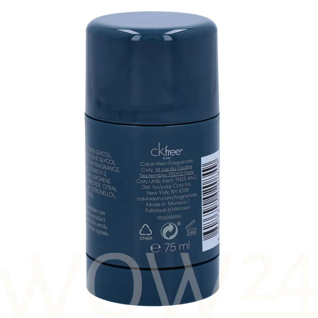 Calvin Klein Calvin Klein Ck Free For Men Deo Stick 75 g dezodorantas