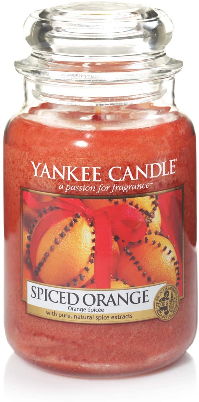 Yankee Candle  ORIGINAL JAR SPICED ORANGE 623g kvepianti žvakė Large