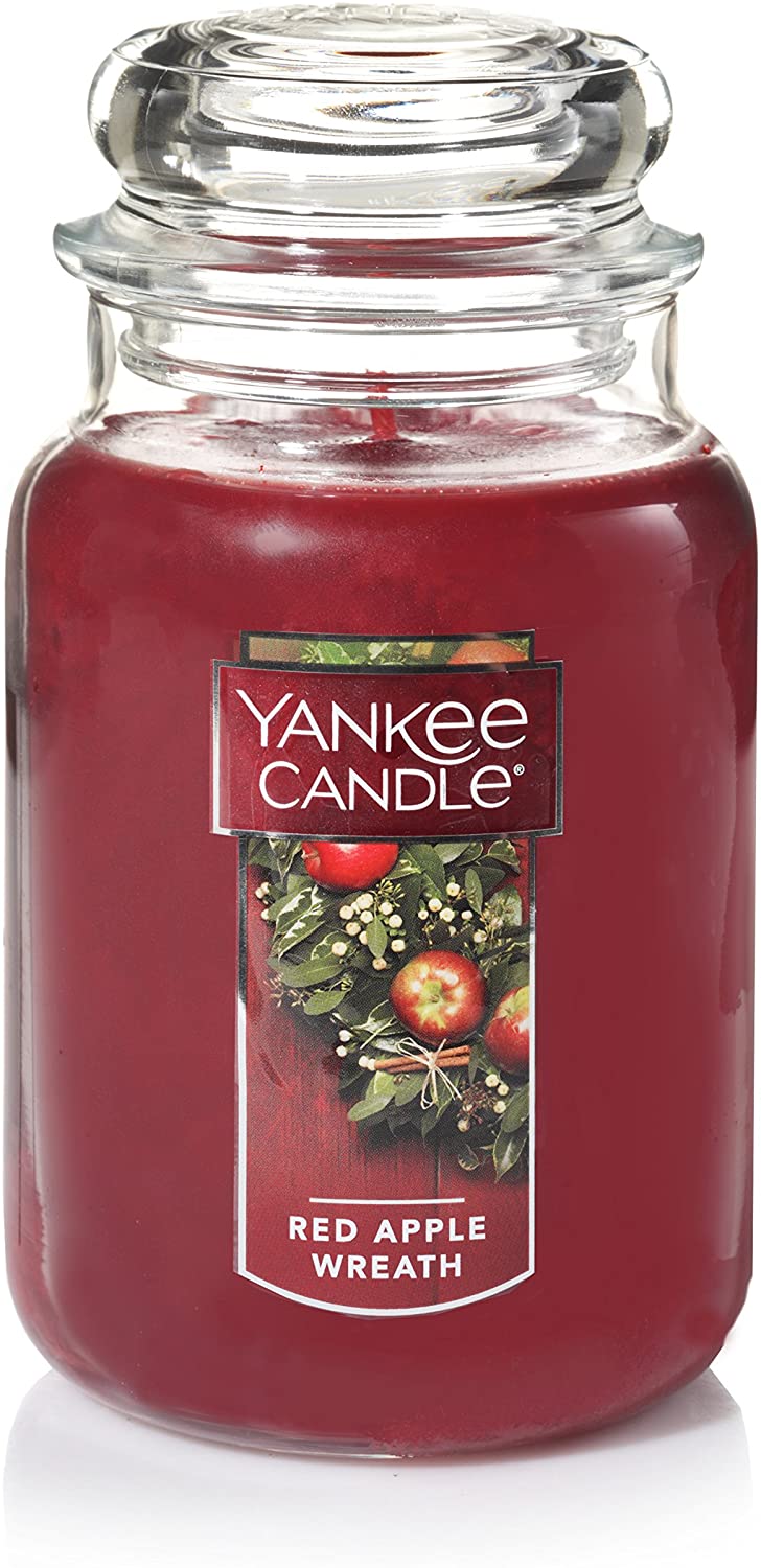 Yankee Candle  ORIGINAL JAR RED APPLE WREATH 623g kvepianti žvakė Large