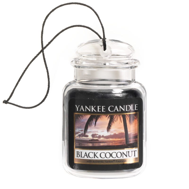 Yankee Candle  CAR JAR ULTIMATE BLACK COCONUT kvepianti žvakė