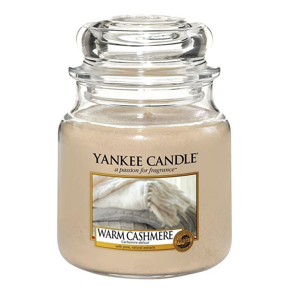 Yankee Candle  ORIGINAL JAR CASHMERE 411g kvepianti žvakė Medium