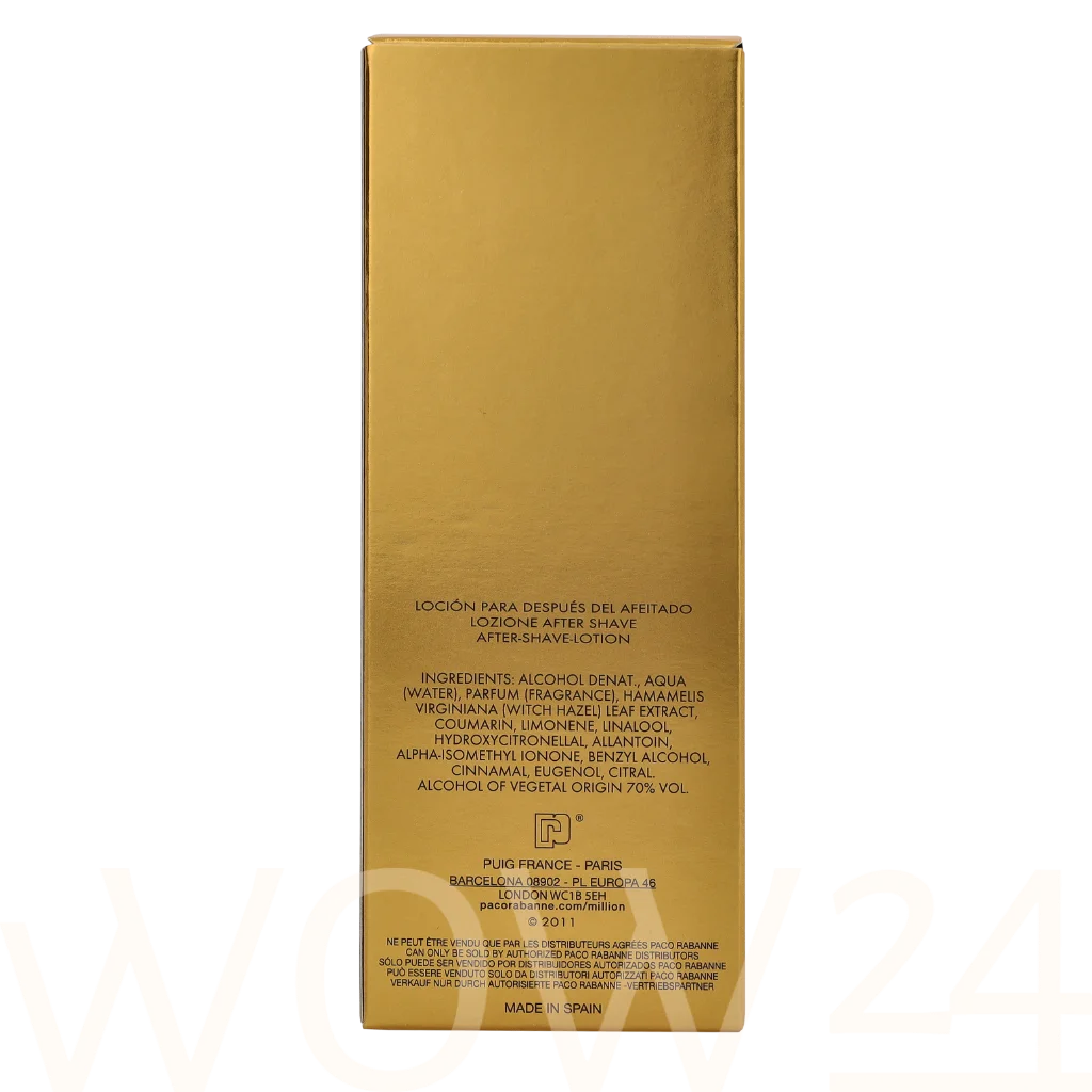 Paco Rabanne Paco Rabanne 1 Million After Shave Lotion 100 ml balzamas po skutimosi