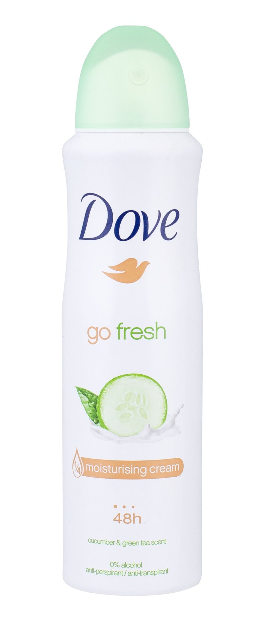 Dove Go Fresh Cucumber 150ml antipersperantas (Pažeista pakuotė)