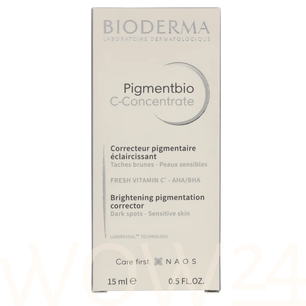 BIODERMA Bioderma Pigmentbio C-Concentrate Bright. Pigment. Corr. 15 ml natūrali veido odos priežiūros priemonė