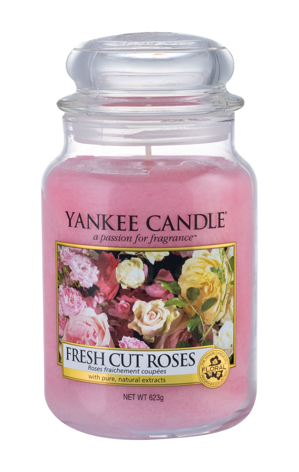 Yankee Candle Fresh Cut Roses 623g Kvepalai Unisex Scented Candle