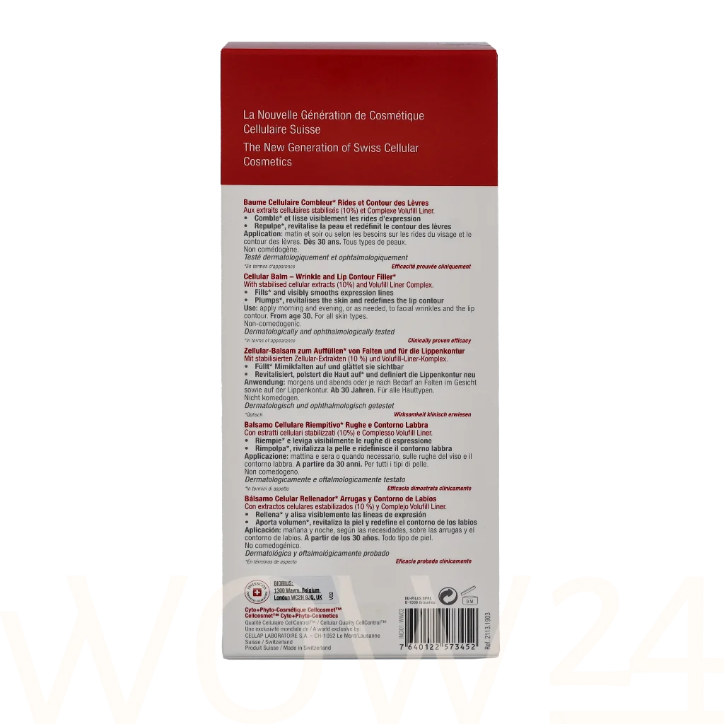 Cellcosmet Cellcosmet CellFiller-XT 15 ml natūrali veido odos priežiūros priemonė