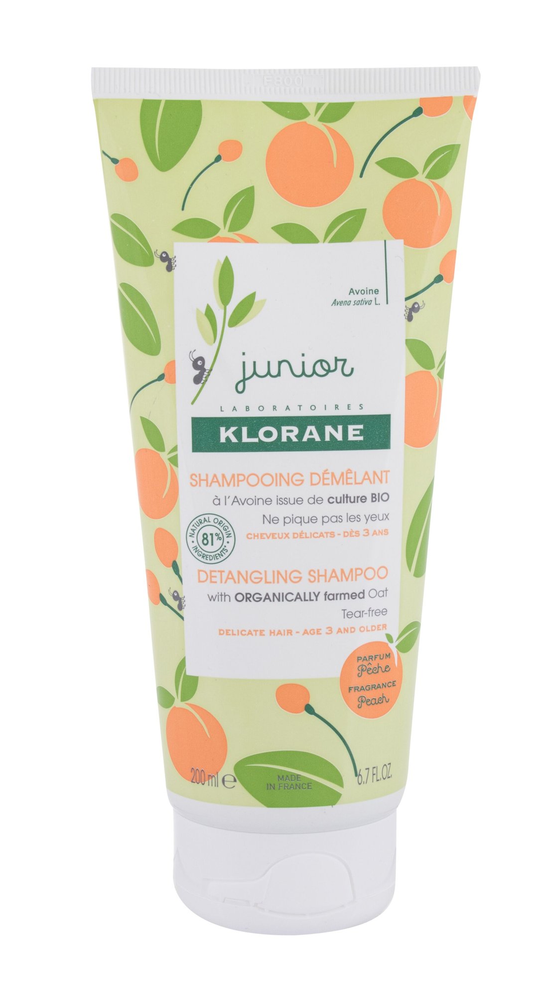 Klorane Junior Peach &scaron;ampūnas