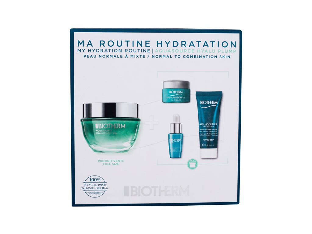 Biotherm Aquasource Hyalu Plump Gel Veido gelis 50 ml Set