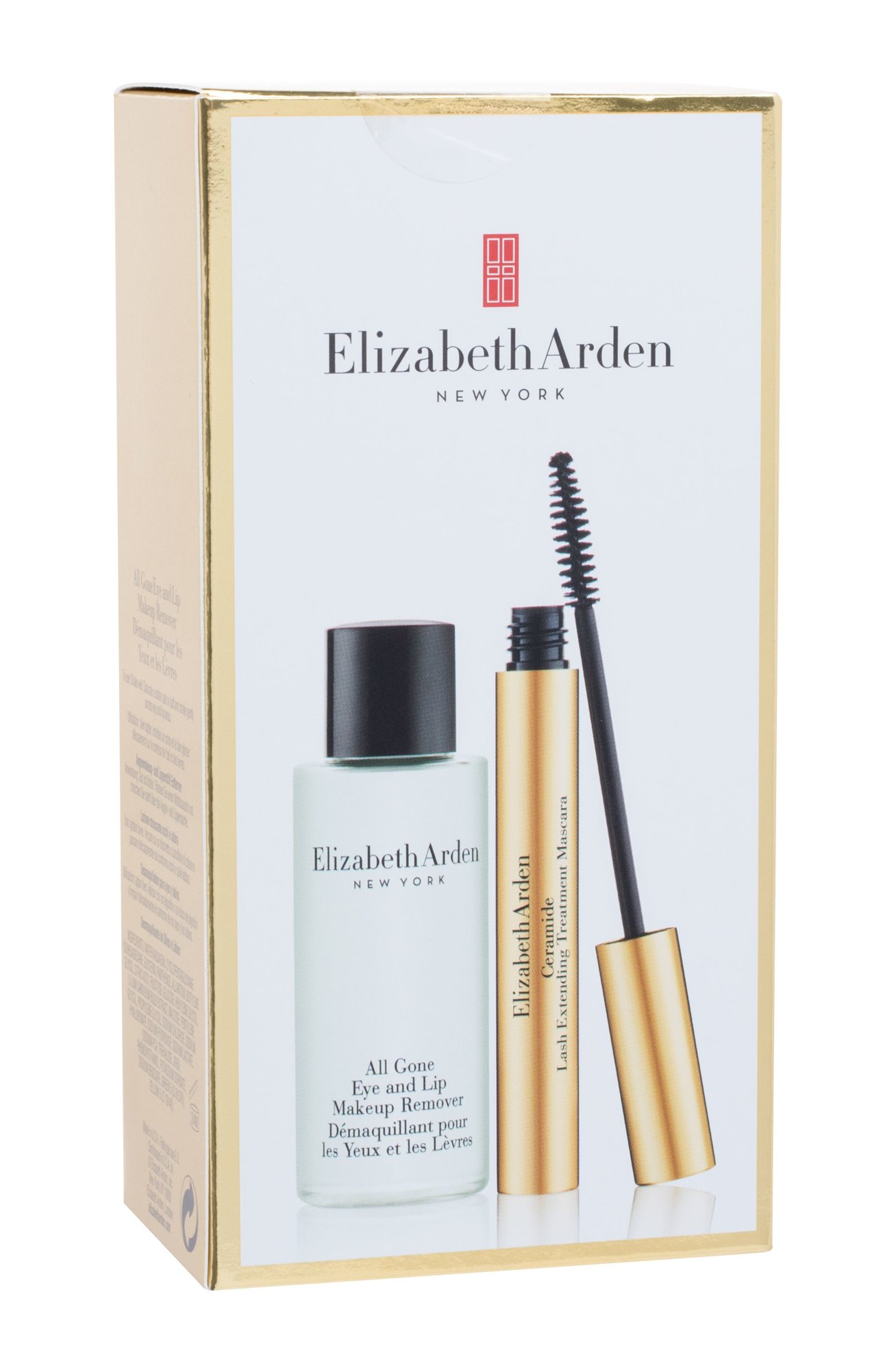 Elizabeth Arden Ceramide 7ml Mascara 7 ml +  All Gone Makeup Remover 50 ml blakstienų tušas Rinkinys