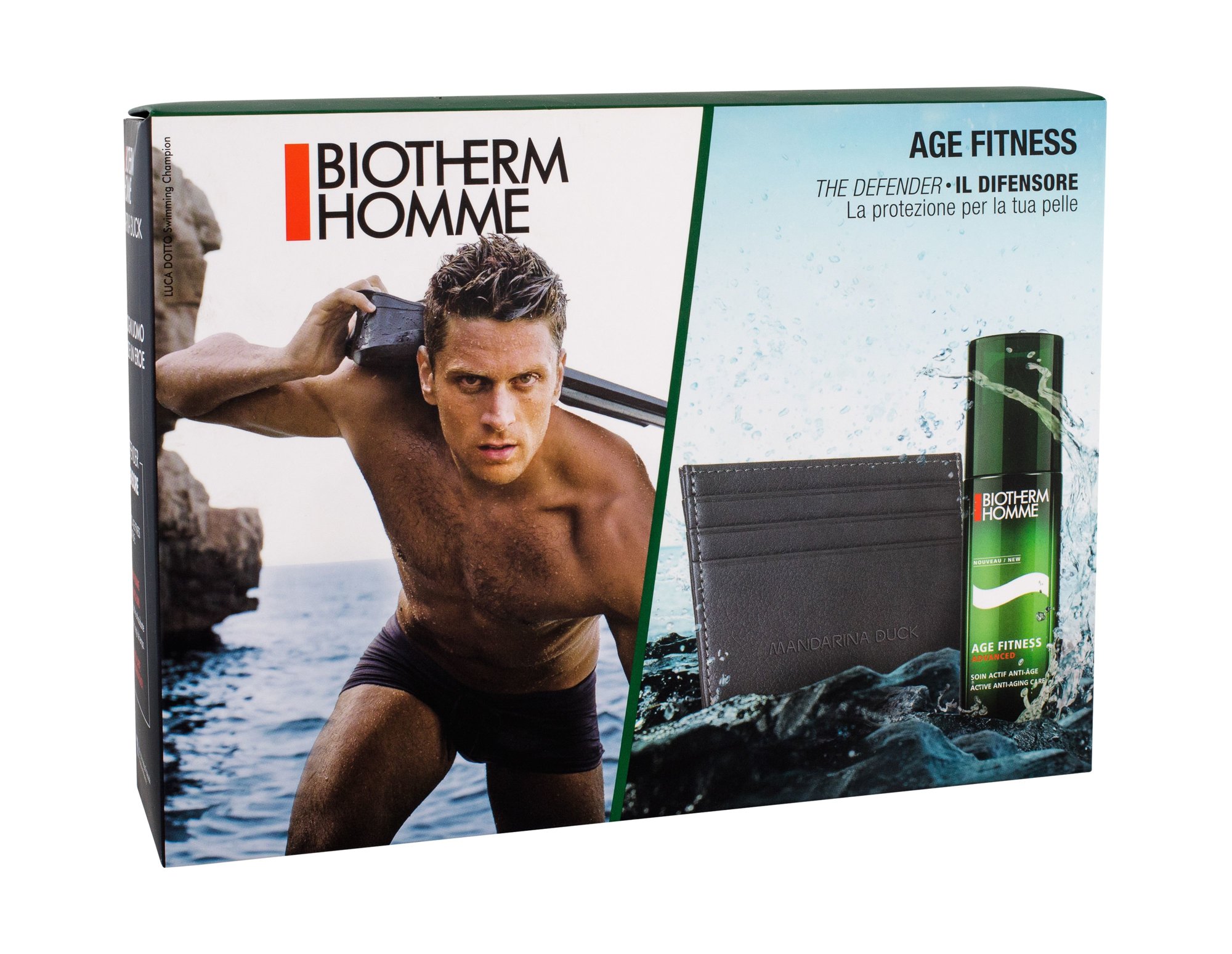 Biotherm Homme Age Fitness 50ml Facial Cream 50 ml + Card Holder dieninis kremas Rinkinys (Pažeista pakuotė)