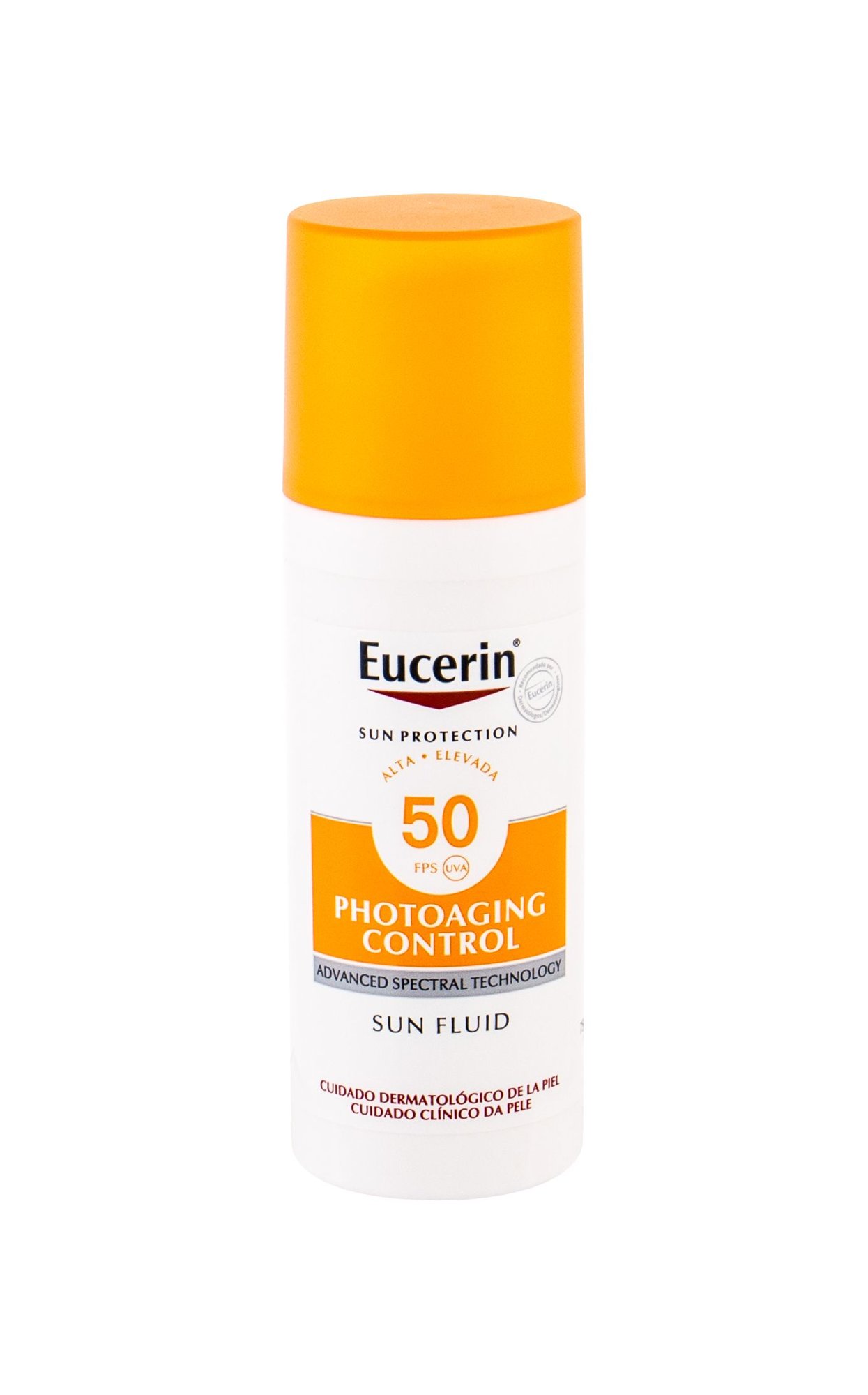 Eucerin Sun Photoaging Control Sun Fluid veido apsauga