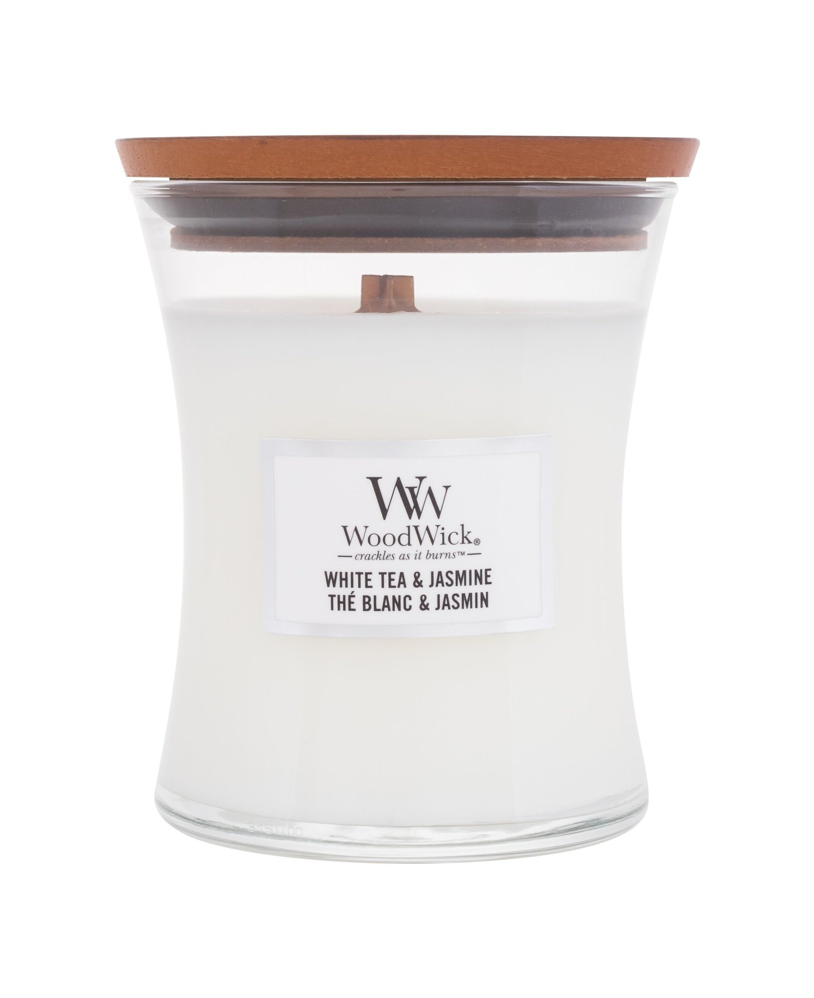 WoodWick White Tea & Jasmine kvepianti žvakė