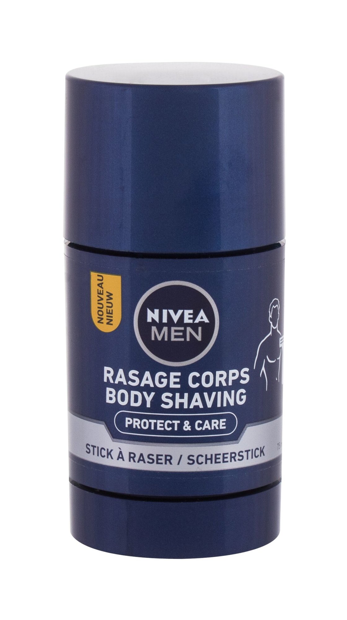 Nivea Men Protect & Care Body Shaving 75ml skutimosi kremas (Pažeista pakuotė)