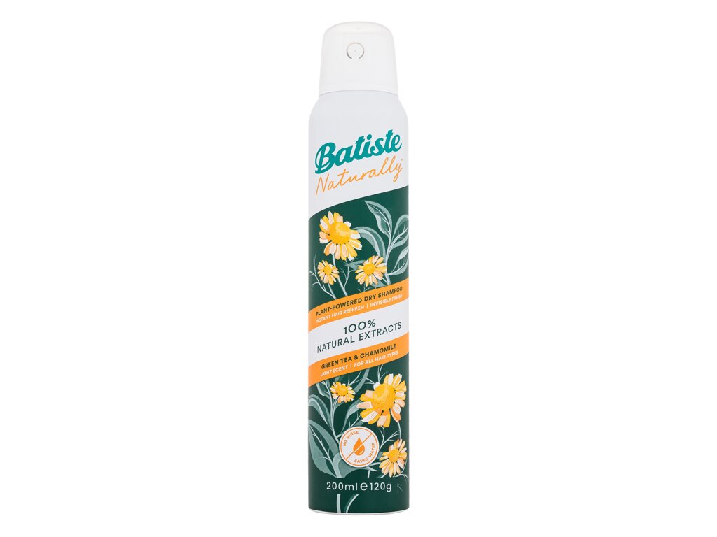 Batiste Naturally Green Tea & Chamomile sausas &scaron;ampūnas