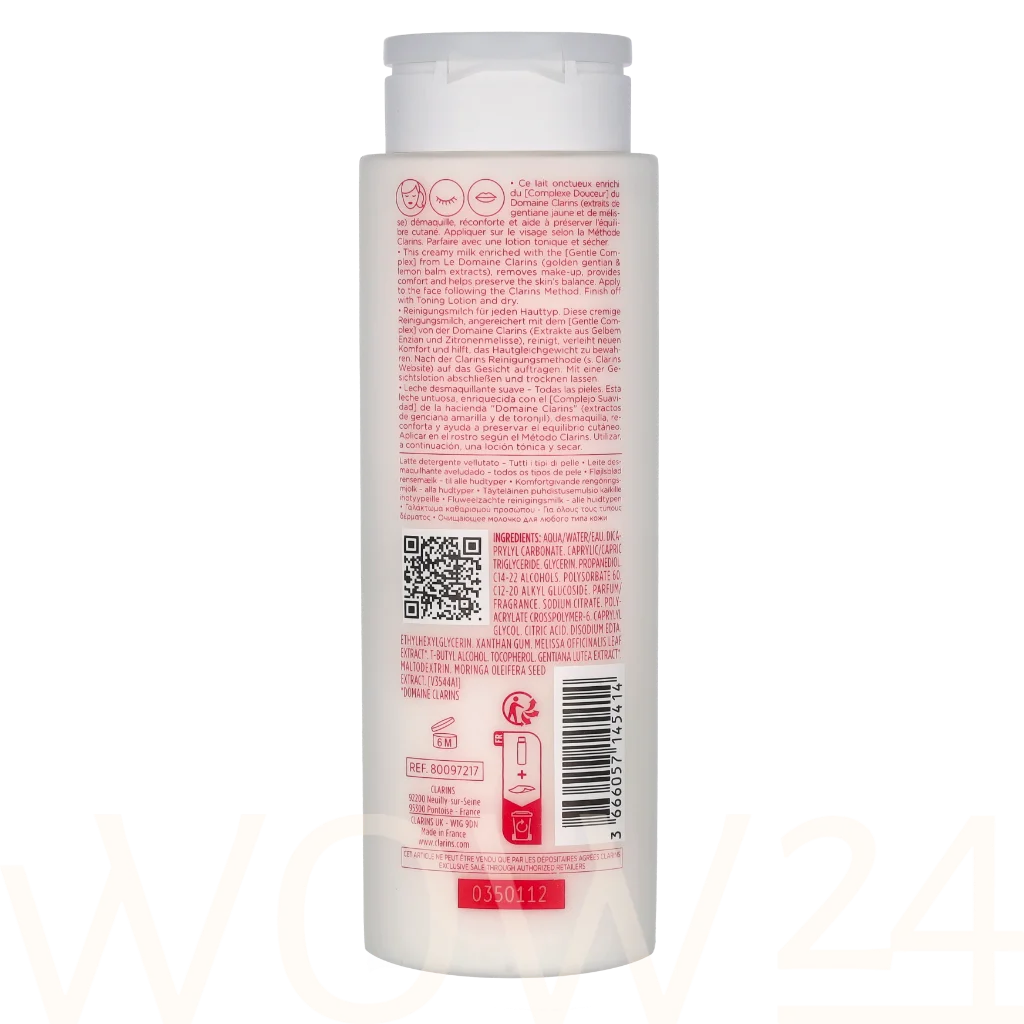 Clarins Clarins Velvet Cleansing Milk 200 ml veido pienelis 