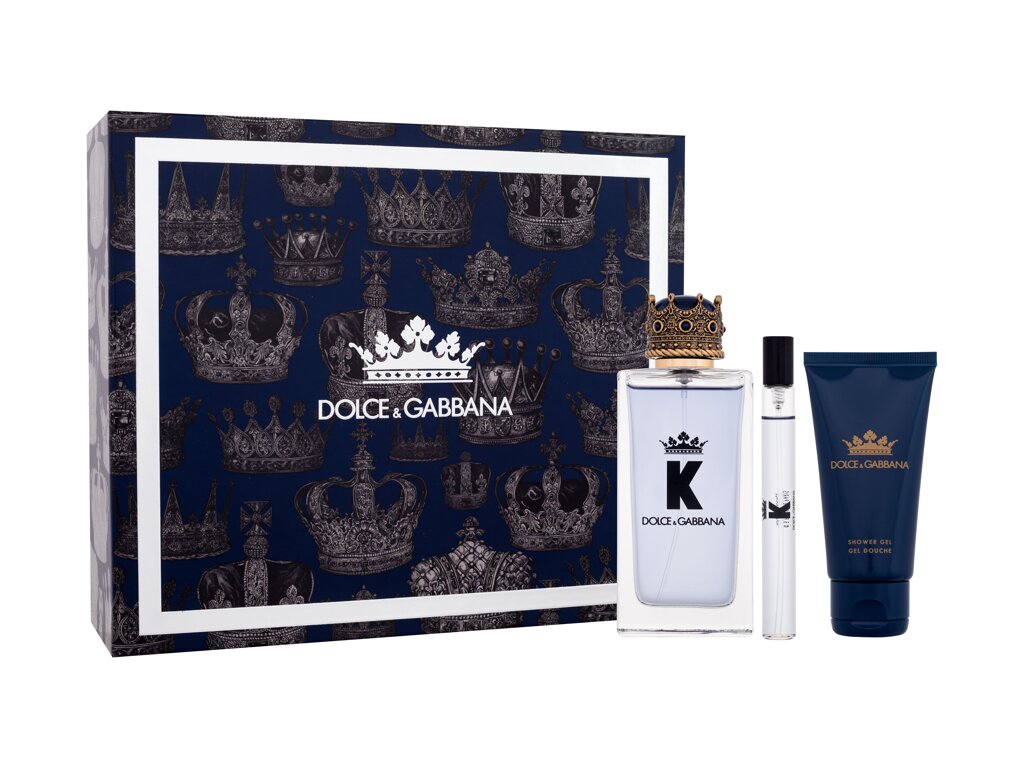 Dolce&Gabbana K 100ml Edt 100 ml + Shower Gel 50 ml + Edt 10 ml Kvepalai Vyrams EDT Rinkinys