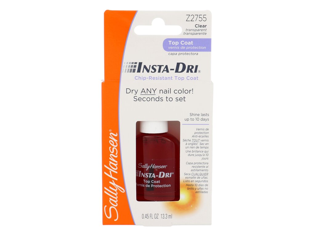 Sally Hansen Insta-Dri Chip-Resistant Top Coat 13.3 ml Damaged box