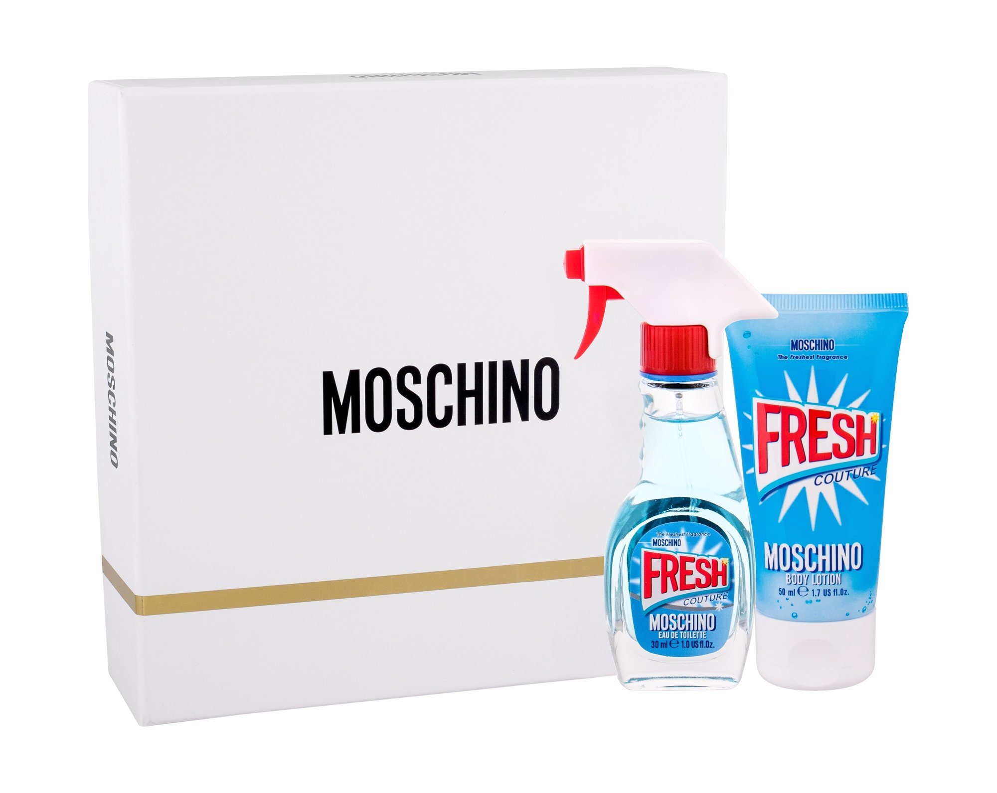 Moschino Fresh Couture 30ml Edt 30 ml + Body Milk 50 ml Kvepalai Moterims EDT Rinkinys