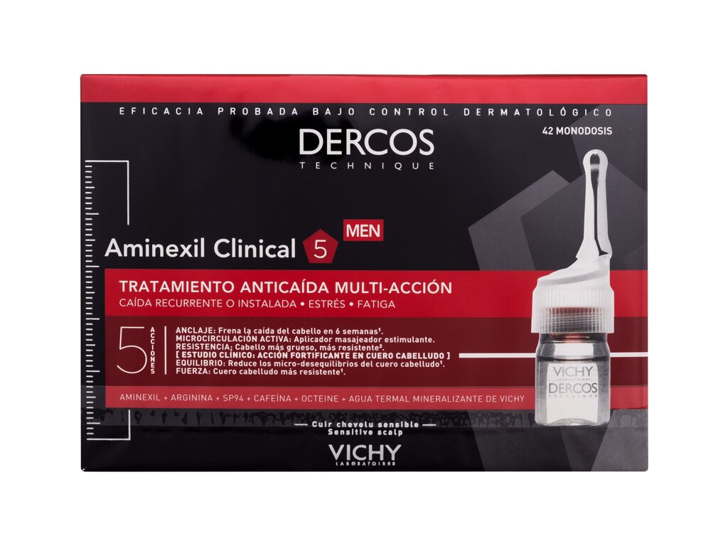 Vichy Dercos Aminexil Clinical 5 priemonė nuo plaukų slinkimo