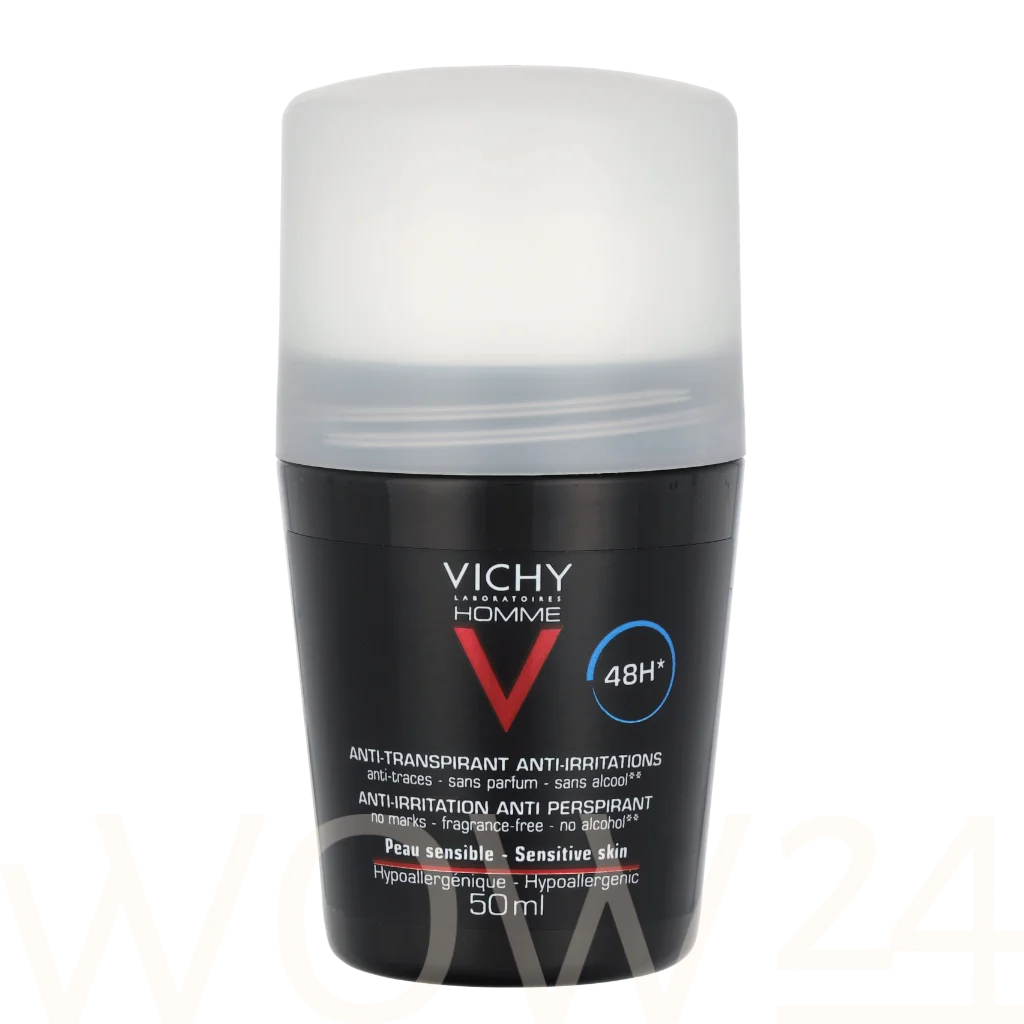 Vichy Vichy Homme 48H Anti-Transpirant Deo Roll-On Anti-Perspirant & Anti-Irritation 50 ml dezodorantas