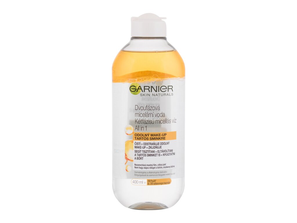 Garnier Skin Naturals Two-Phase Micellar Water All In One Micelinis vanduo 400 ml Damaged box