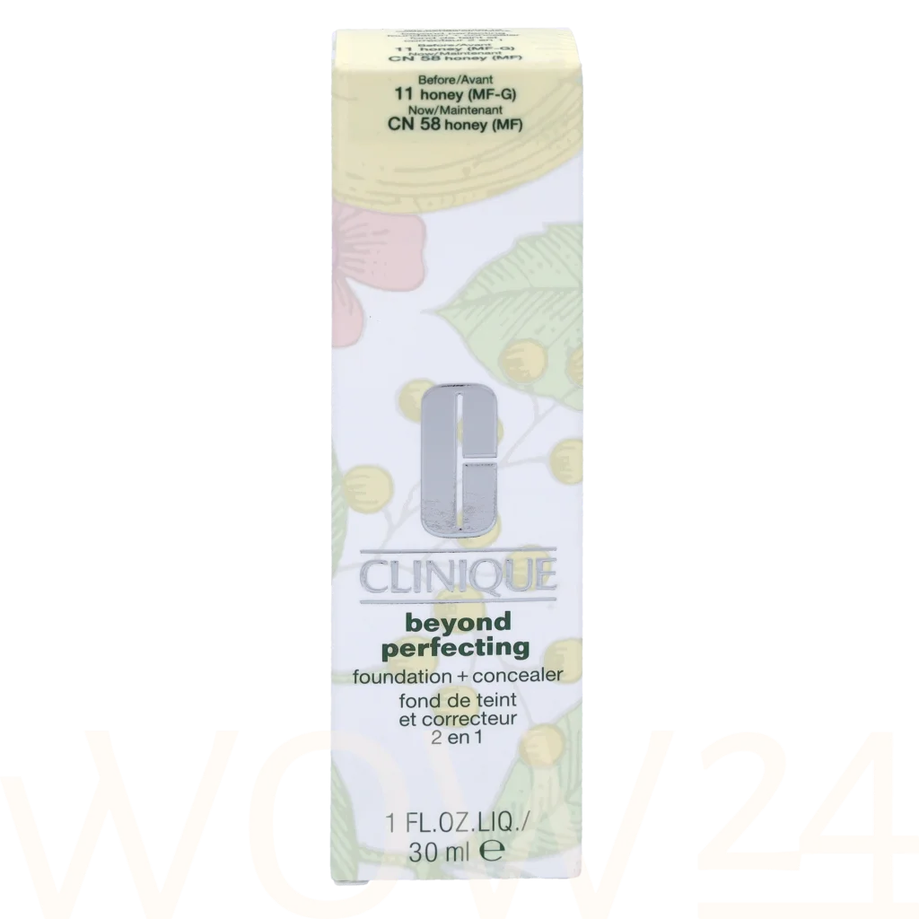 Clinique Beyond Perfecting Foundation +Concealer Cn58 11 Honey makiažo pagrindas