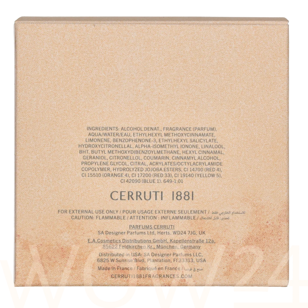 Cerruti Cerruti 1881 Pour Femme Edt Spray 50 ml kvepalai Moterims EDT