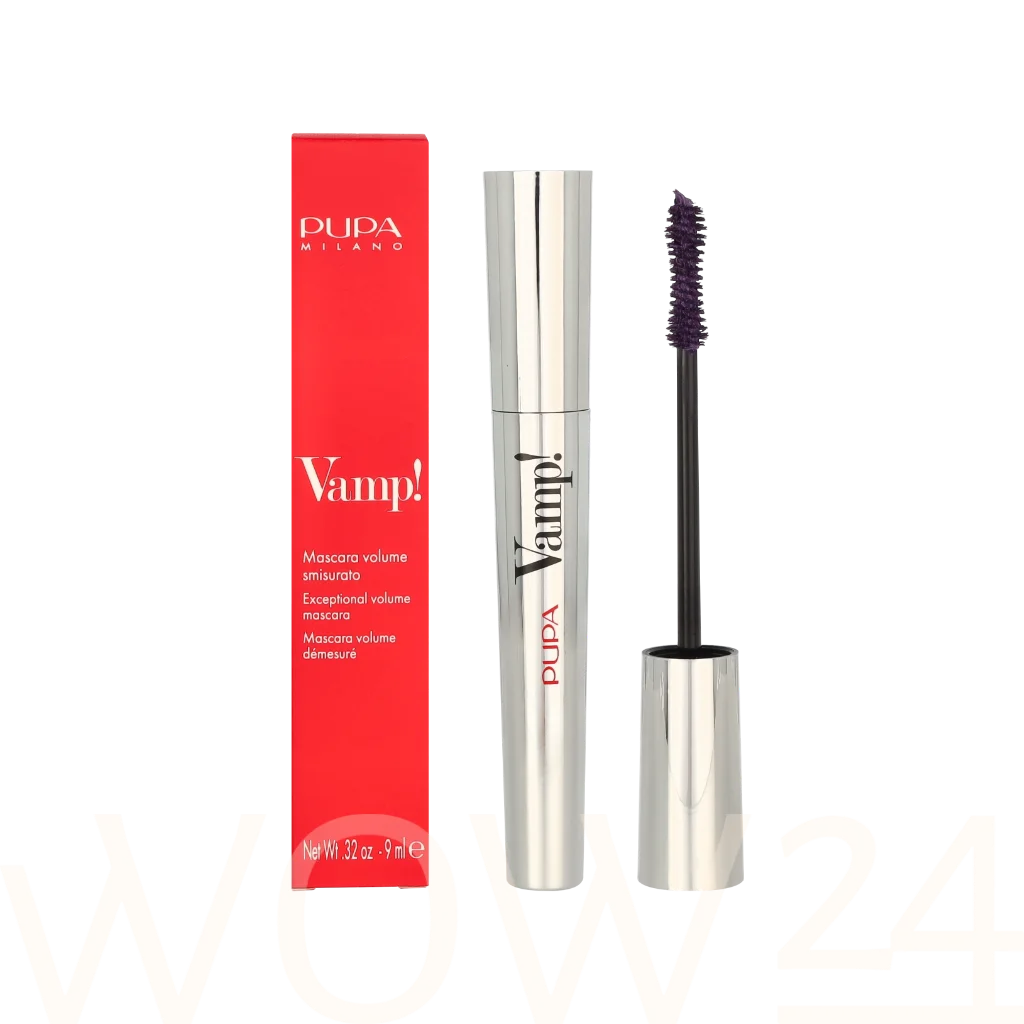 PUPA Milano Pupa Vamp! Mascara 9 ml natūrali veido odos priežiūros priemonė