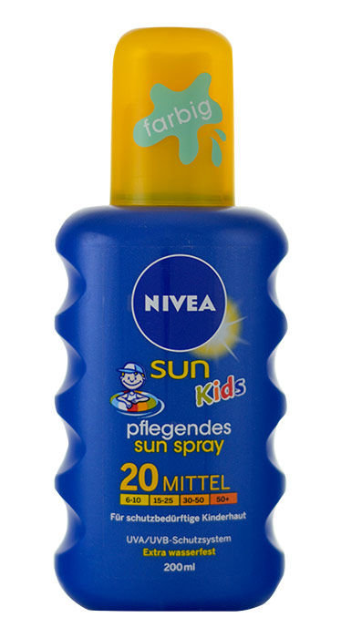 Nivea Sun Kids Protect & Care Sun Spray Kūno losjonas nuo saulės 200 ml