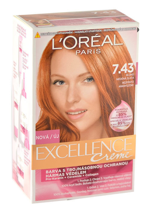 L´Oréal Paris Excellence Creme 192ml moteriška plaukų priemonė (Pažeista pakuotė)