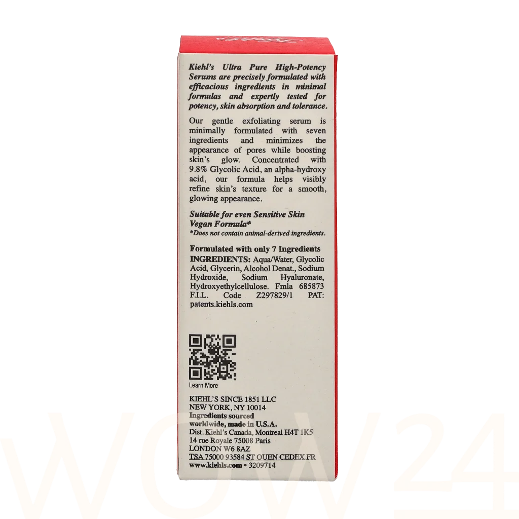 Kiehl's Kiehl's Ultra Pure High-Potency Serum 30 ml vietinės priežiūros priemonė