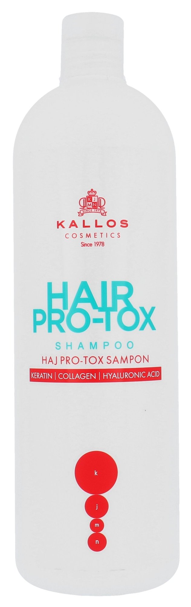 Kallos Cosmetics Hair Pro-Tox 1000ml šampūnas (Pažeista pakuotė)