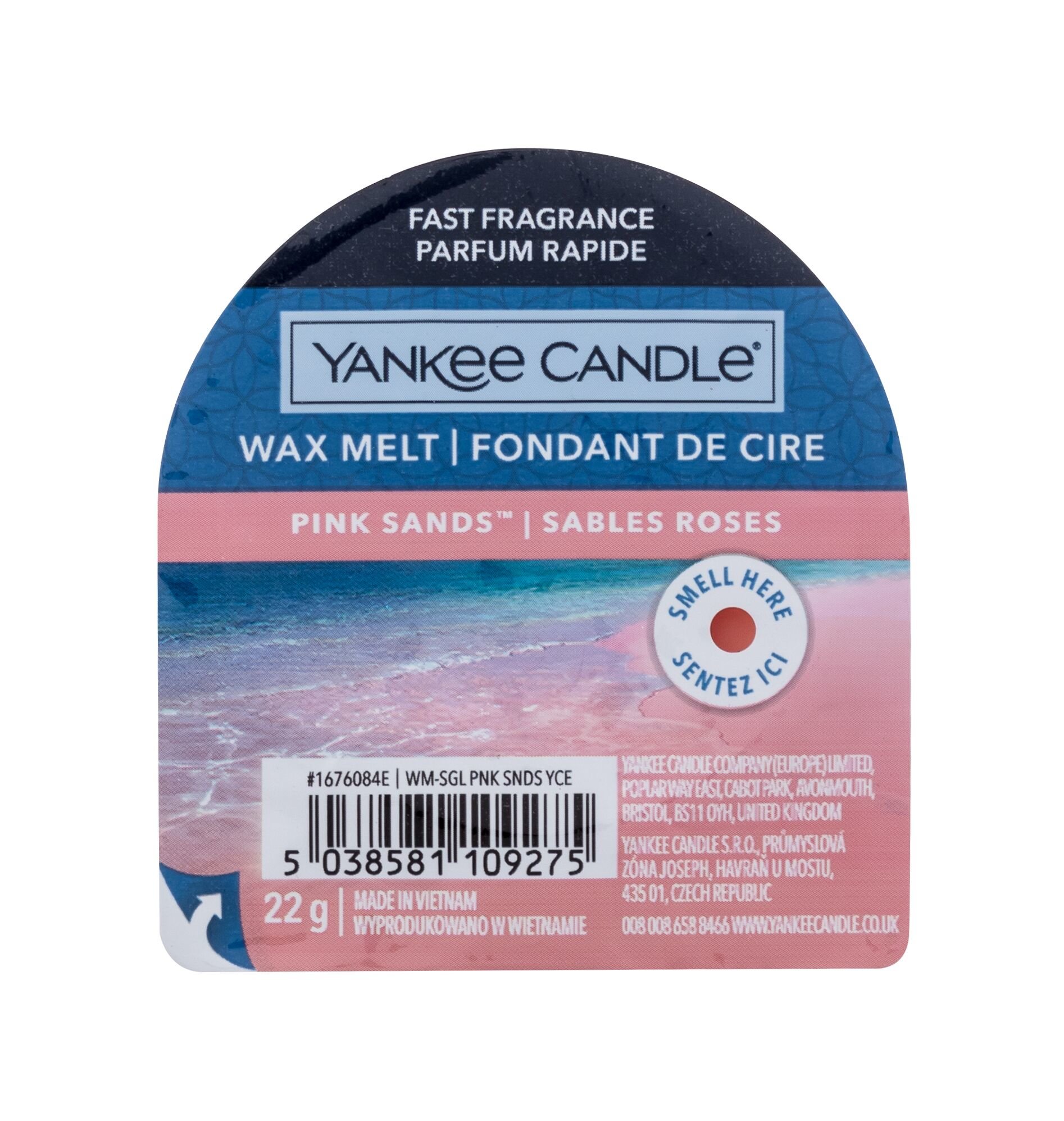 Yankee Candle Pink Sands 22g Kvepalai Unisex Kvapusis vaškas