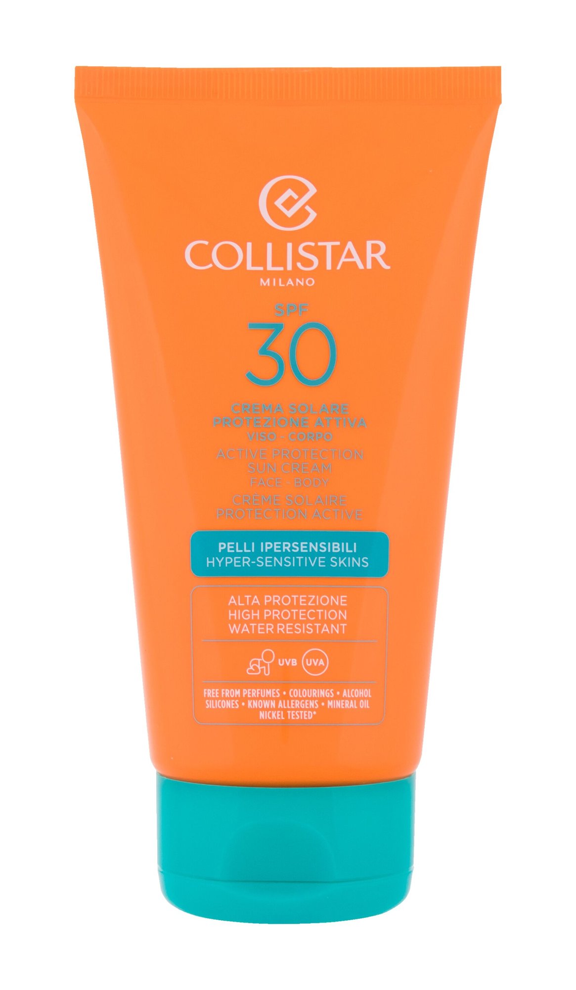 Collistar Active Protection Sun Cream Face-Body įdegio losjonas