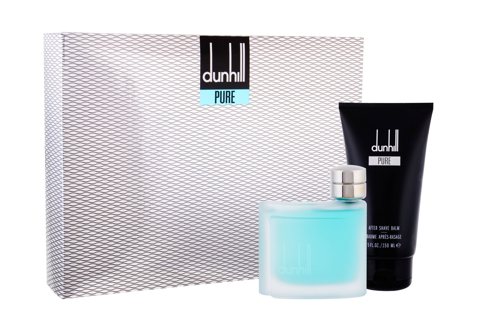 Dunhill Pure 75ml Edt 75ml + 150ml after shave balm Kvepalai Vyrams EDT Rinkinys
