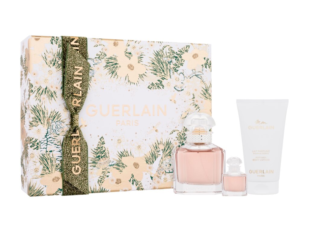 Guerlain Mon Guerlain Eau De Parfum 50 ml Edp 50 ml + Edp 5 ml + Body Lotion 75 ml Damaged box Set